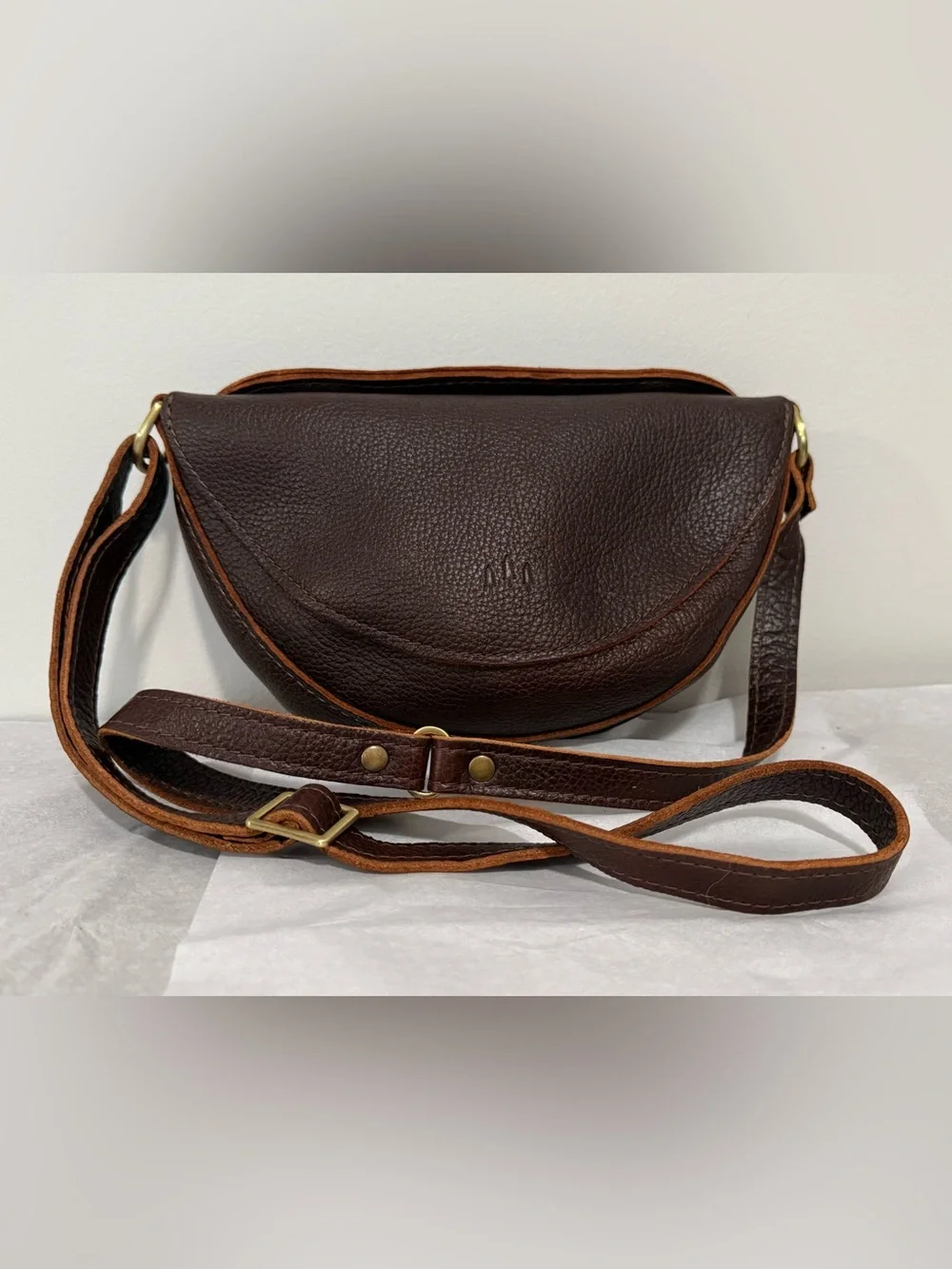 NWOT Portland Leather Small Coldbrew Koala Crossbody Bag